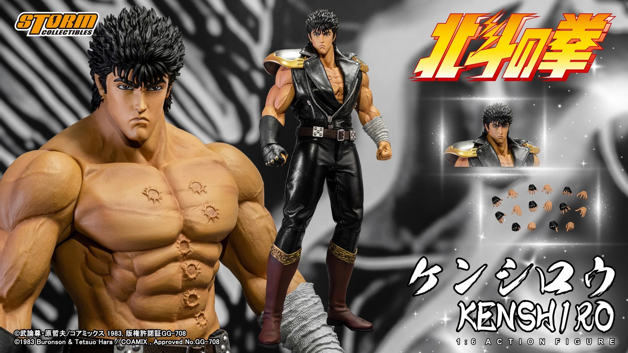 [เปิดจอง] Fist of the North Star 1/6th Collectible Action Figure #BTFN01