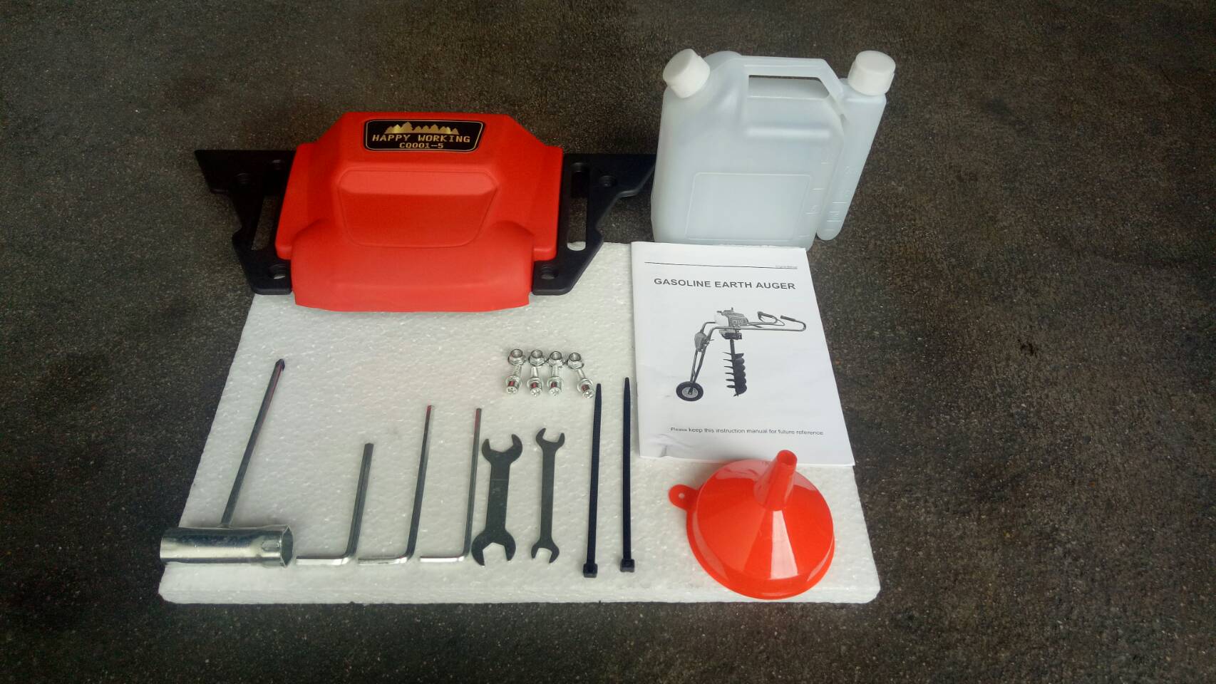 เครื่องขุดเจาะดินskylineโครงล้อ+ดอกเจาะ6นิ้ว