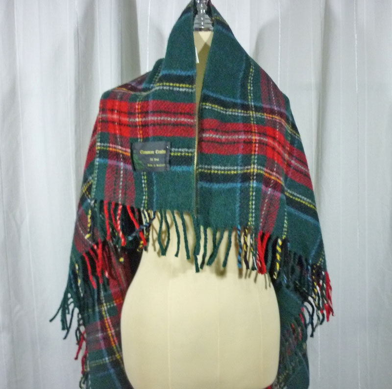 ผ้าขนสัตว์คลุมไหล่ Made in Scotland อุ่นมาก
