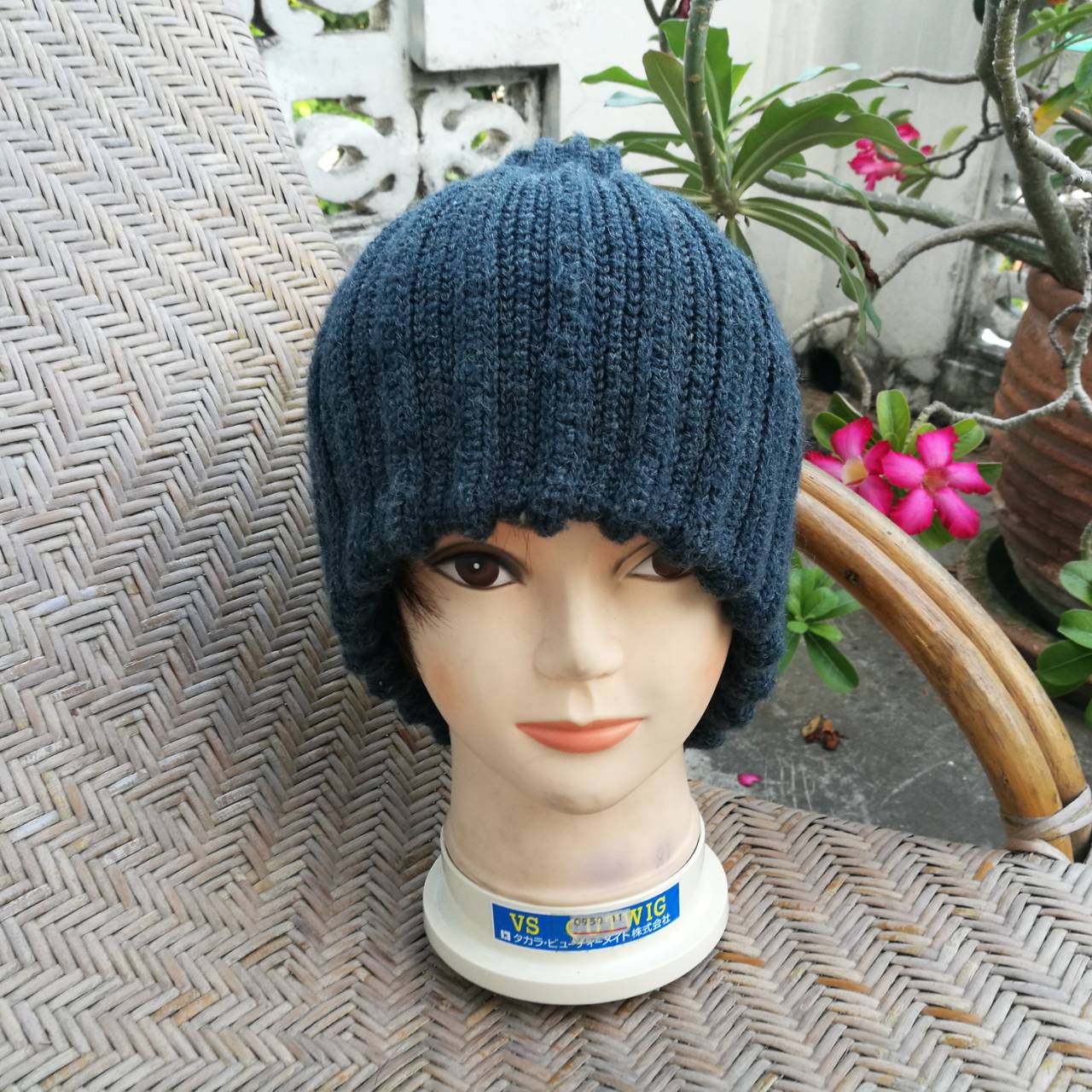 หมวกไหมพรมขนสัตว์หนาทบ 2 ชั้น อุ่นมากกก