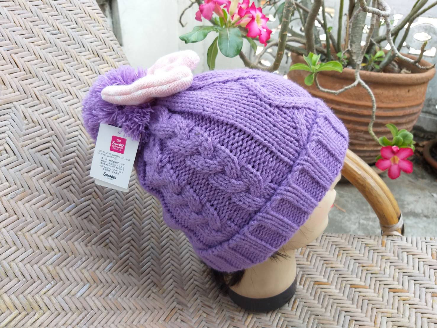 หมวกไหมพรมหนานุ่ม Bonbonribbon ลิขสิทธิ์แท้