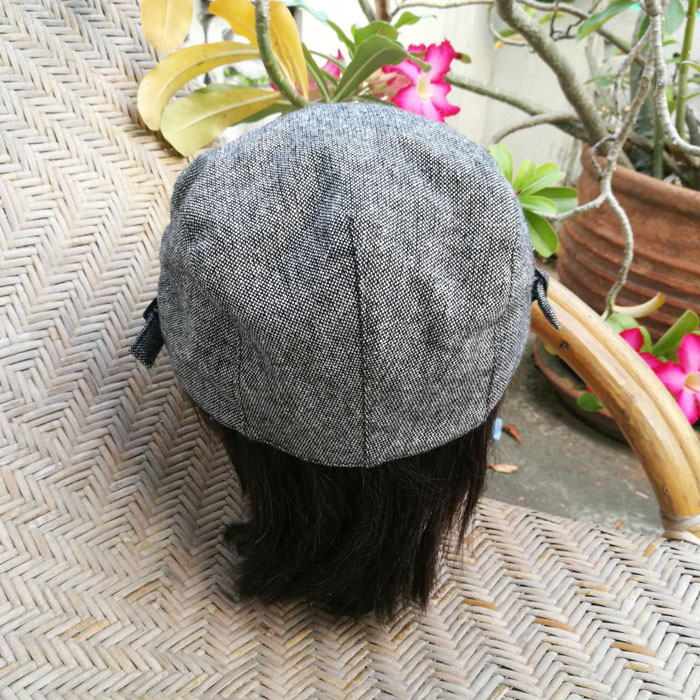 หมวกติงลี่ หมวกแฟลตแค็ป ผ้าหมวกสวย 56-61ซม.