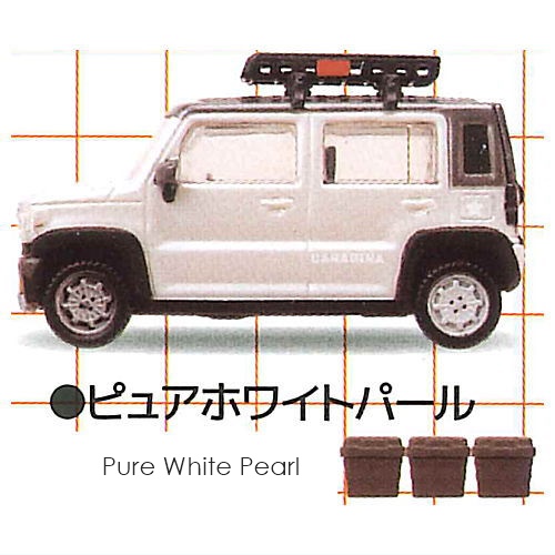 กาชาปองโมเดลรถซูซูกิฮัทส์เลอร์ สเกล 1/64 PLUS Damned Hustler Carabiner