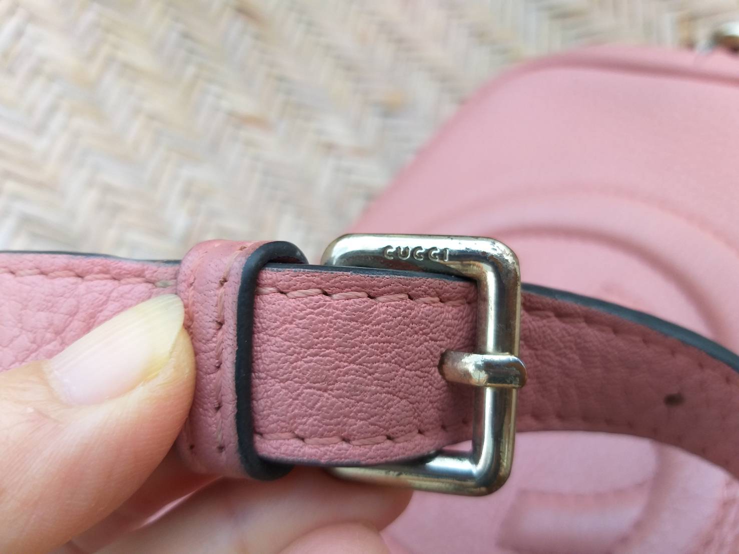 กระเป๋า GUCCI Black Soho Leather Disco Bag 308364