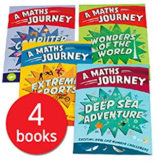 Koll and Mills : A Maths Journey 4 Books Collection เซตหนังสือเสริมความรู้ คณิตศาสตร์ ผ่านการผจญภัย