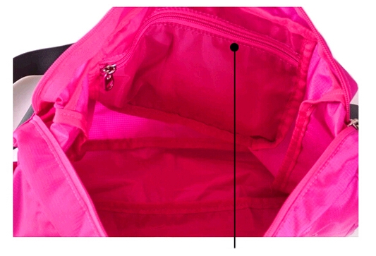 กระเป๋าสะพายพับเก็บได้ ผลิตจากไนล่อนกันน้ำคุณภาพดี พกพาสะดวก คุ้มค่า มีให้เลือก 7 สี