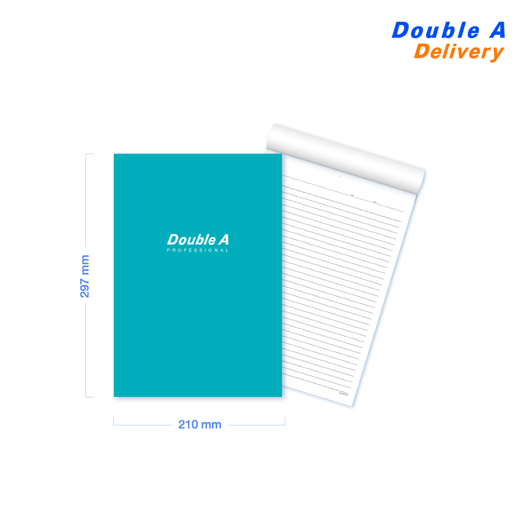 สมุดรายงาน หน้าปกสี Ocean ขนาด A4 70 แกรม 30 แผ่น แพ็ค 12 เล่ม