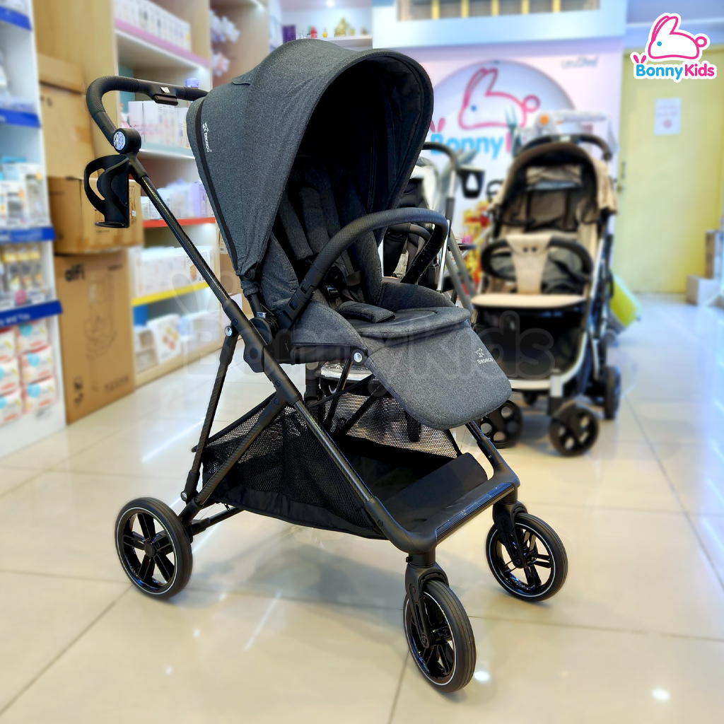 BRONCO (บรอนโก) SOPRAZII รถเข็นเด็กคาร์บอนไฟเบอร์ เข็นได้ 2 ทิศทาง รับน้ำหนักได้สูงสุด 35 KG