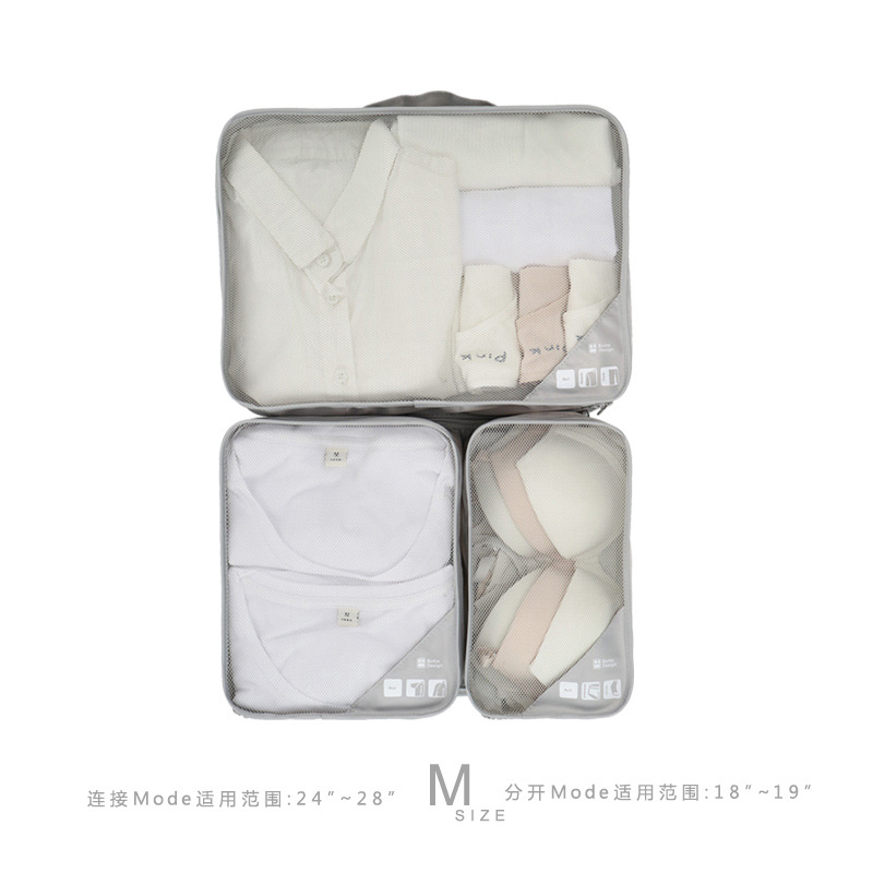 (ขนาด M) Botta Desig กระเป๋าจัดระเบียบเดินทาง 3 in 1 ใช้แบบแยก หรือรวมกันได้ สำหรับกระเป๋าเดินทางขนาด 18" - 19" และ 24" - 28"