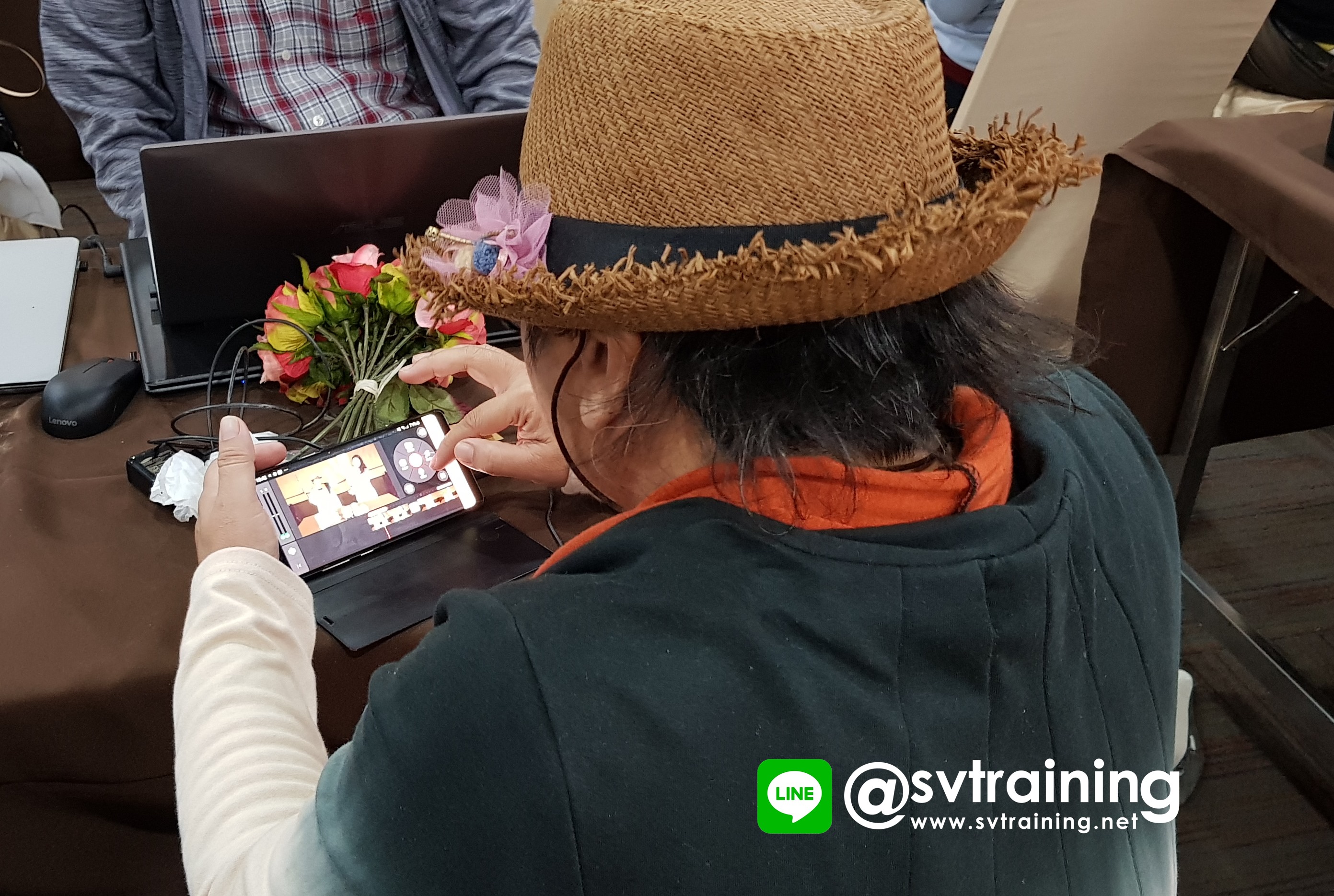 หลักสูตรอบรมสอนตัดต่อVDOบนโทรศัพท์มือถือ
