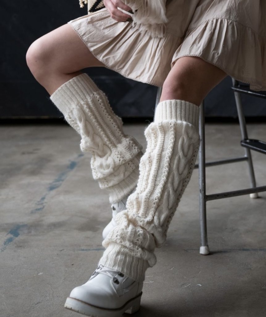 ปลอกขากันหนาว ไหมพรมขนสัตว์ Leg Warmer snidel