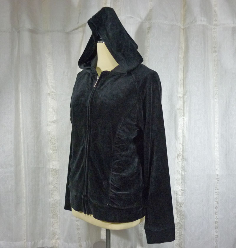 เสื้อแจ็คเก็ตหมวก ผ้ากำมะหยี่ THEORIA สวยมากๆ เนื้อหนานุ่มอุ่นมาก