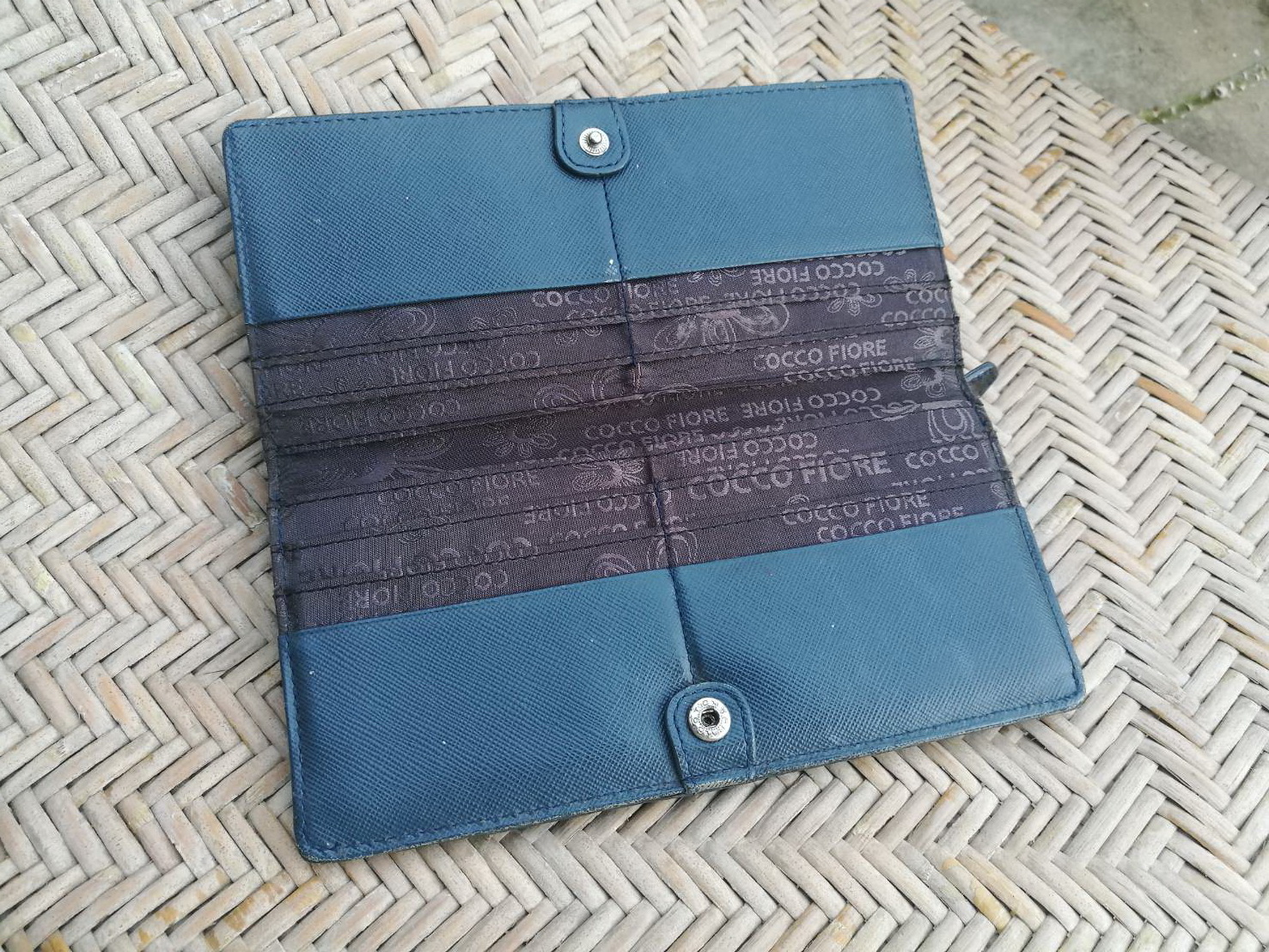 กระเป๋าสตางค์ COCCO FIORE หนังแก้ว ช่องเยอะ