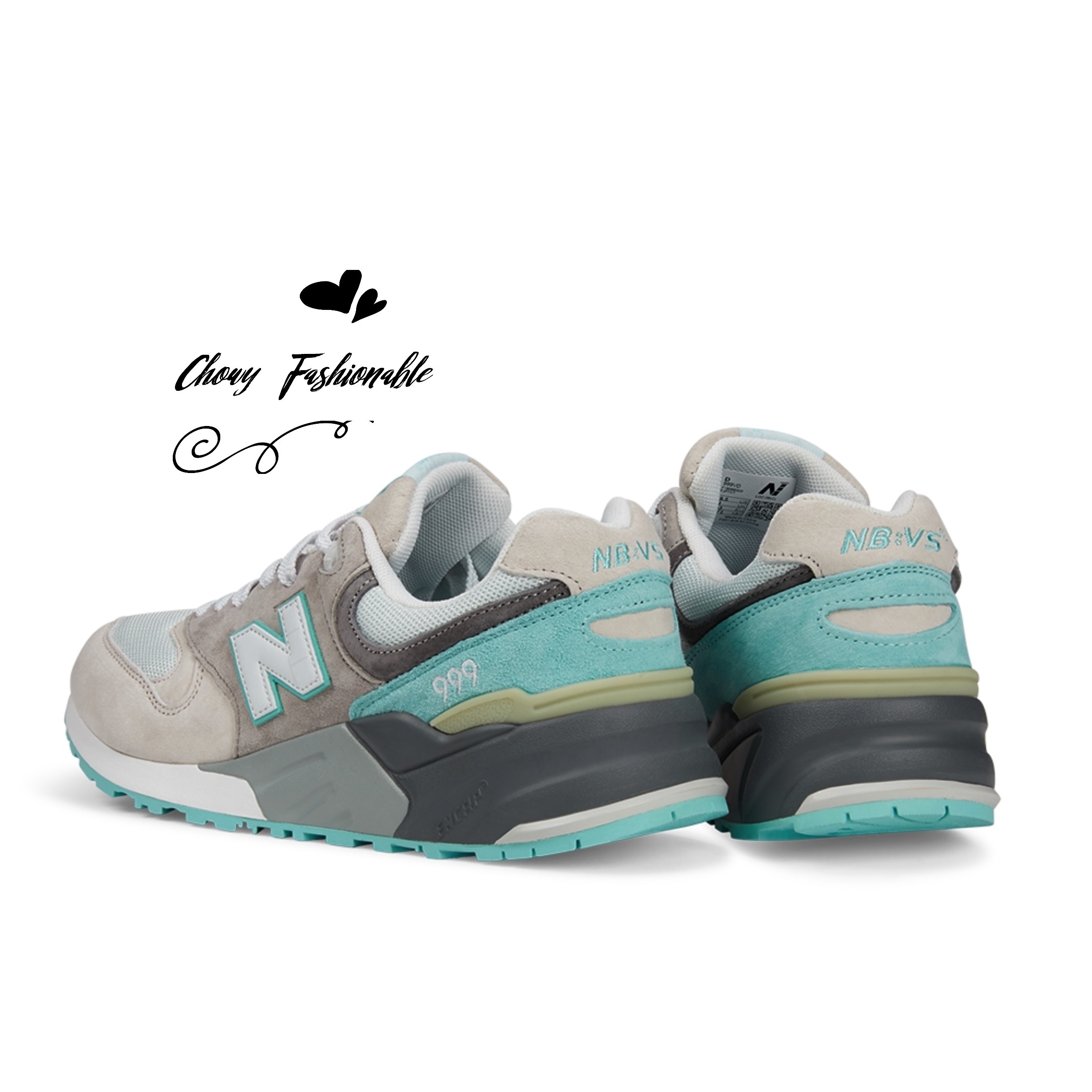 รองเท้าผ้าใบ ไซส์ 43 (26.5CM) สีเขียว ดีไซน์ N999 KR0564GN