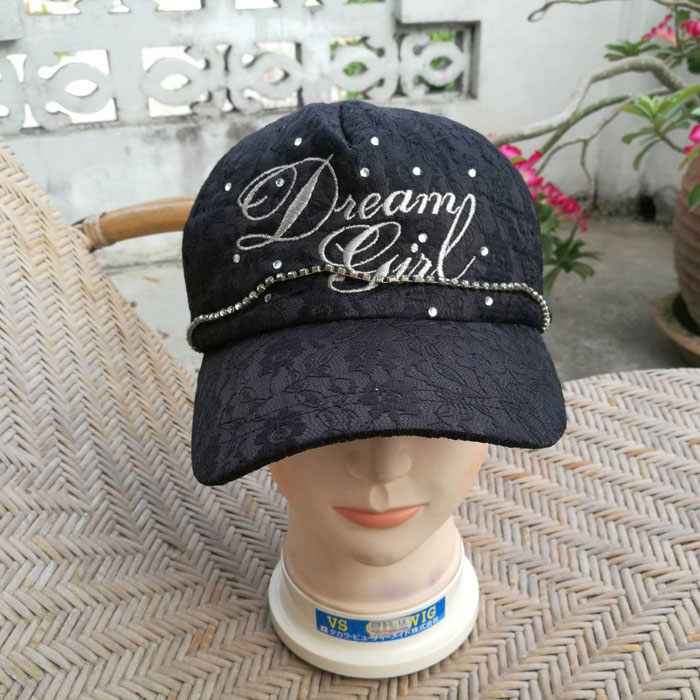 หมวกแก๊ปแต่งลูกไม้ครอบทั้งใบ สวยมาก