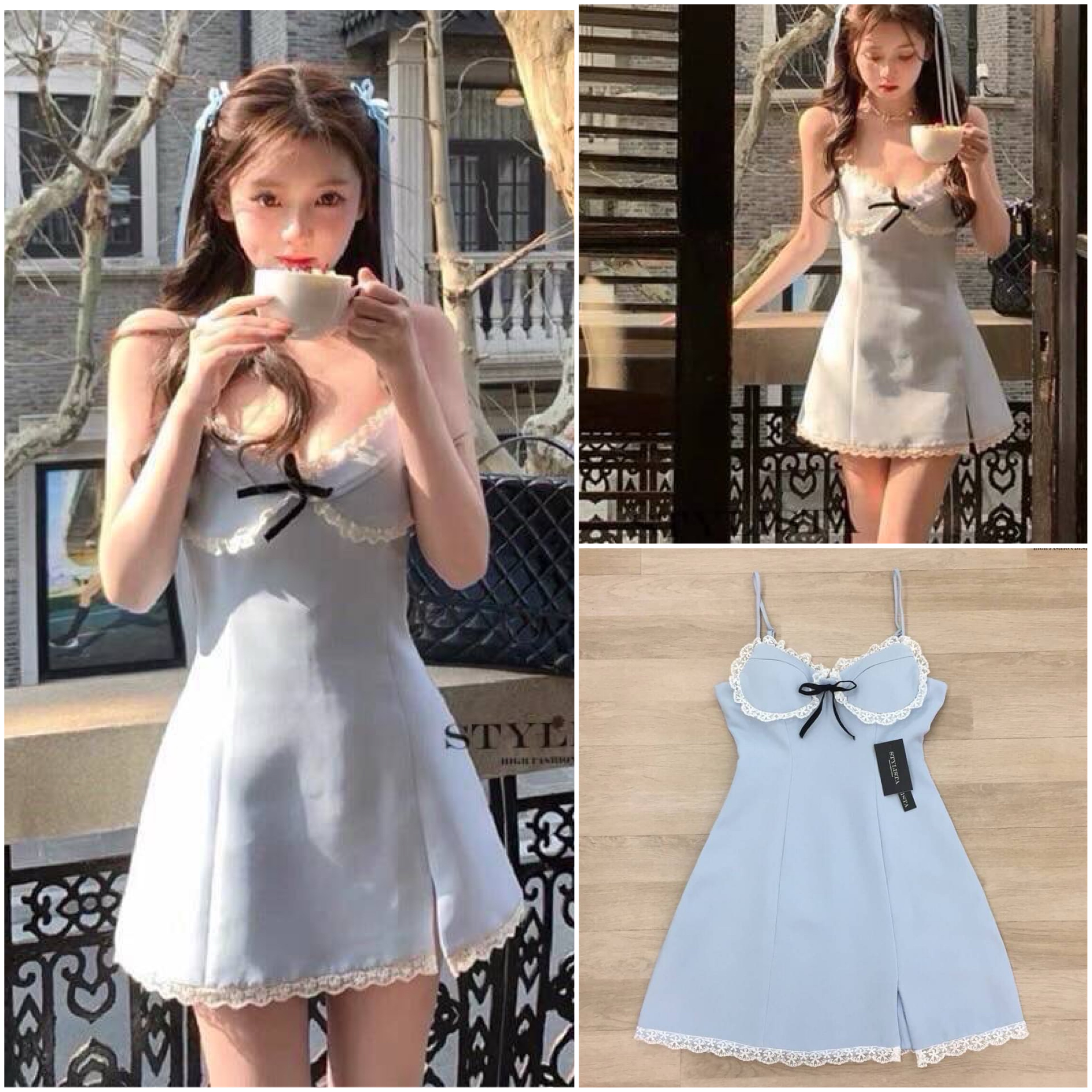 เดรสใส่สวยน่ารักมาก ต้องมีติดตู้ไว้เลย แพลตเทินดีงาม ใส่สวยเปะสุดๆ ใส่สบาย สินค้าคุณภาพ (พร้อมส่ง)