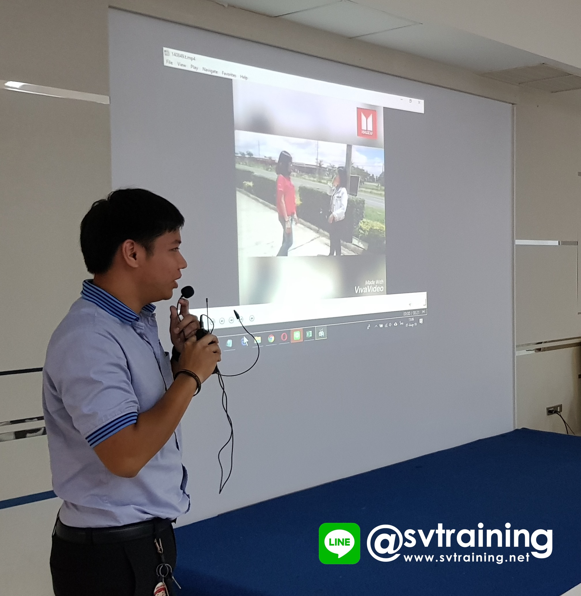 นำเสนอผลงาน VDO Content เพื่อเตรียมลงโฆษณาfacebook