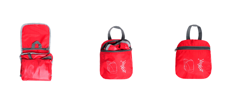 กระเป๋าเป้พับเก็บได้ รุ่นใหม่ สะพายหลังได้ น้ำหนักเบา พกพาสะดวก ทำจากไนล่อนคุณภาพสูง กันน้ำ ทนทาน เหมาะสำหรับเดินทาง และทำกิจกรรมโปรด (Lightweight Foldable Waterproof Backpack)