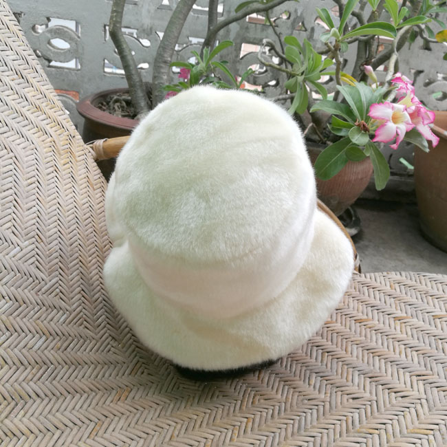 หมวกเด็ก PINK HOUSE ขนหมีสุดนุ่มมม (ใหม่ป้ายห้อย)