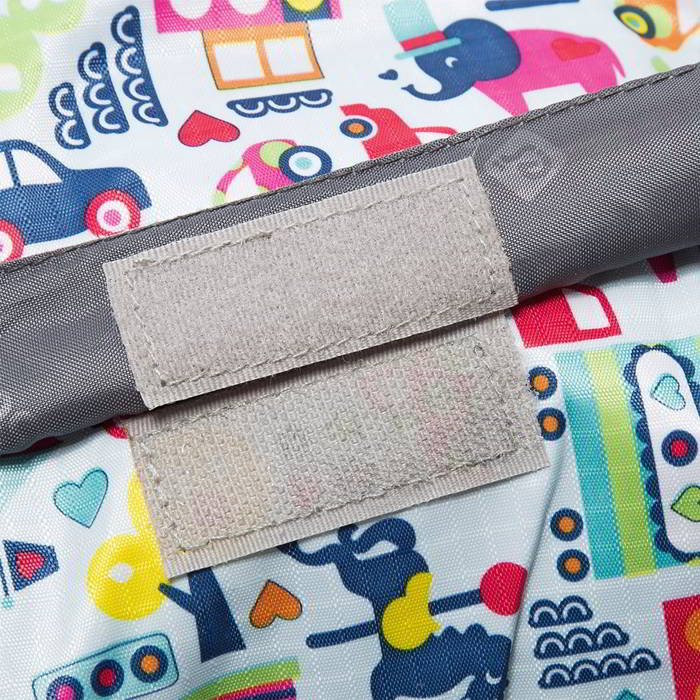 Ecosusi กระเป๋าคุณแม่ กระเป๋าสัมภาระคุณแม่ กระเป๋าแม่ลูกอ่อน แขวนรถเข็นเด็กได้ หิ้ว หรือสะพายไหล่ได้ (ลายสวนสนุก)