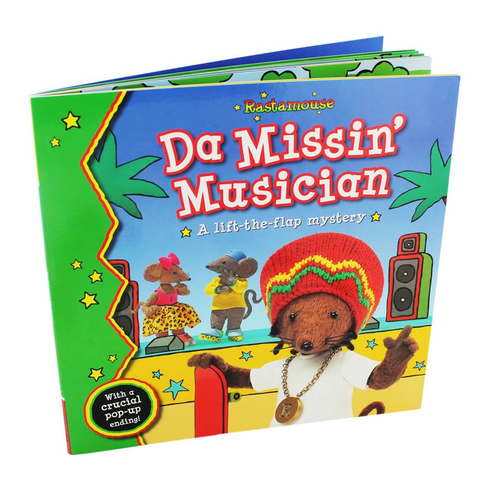 Rastamouse - Da Missin Musician : Lift the flap & pop up interactive book หนังสือพลิกเปิด ป๊อปอัพ หนูนักดนตรี