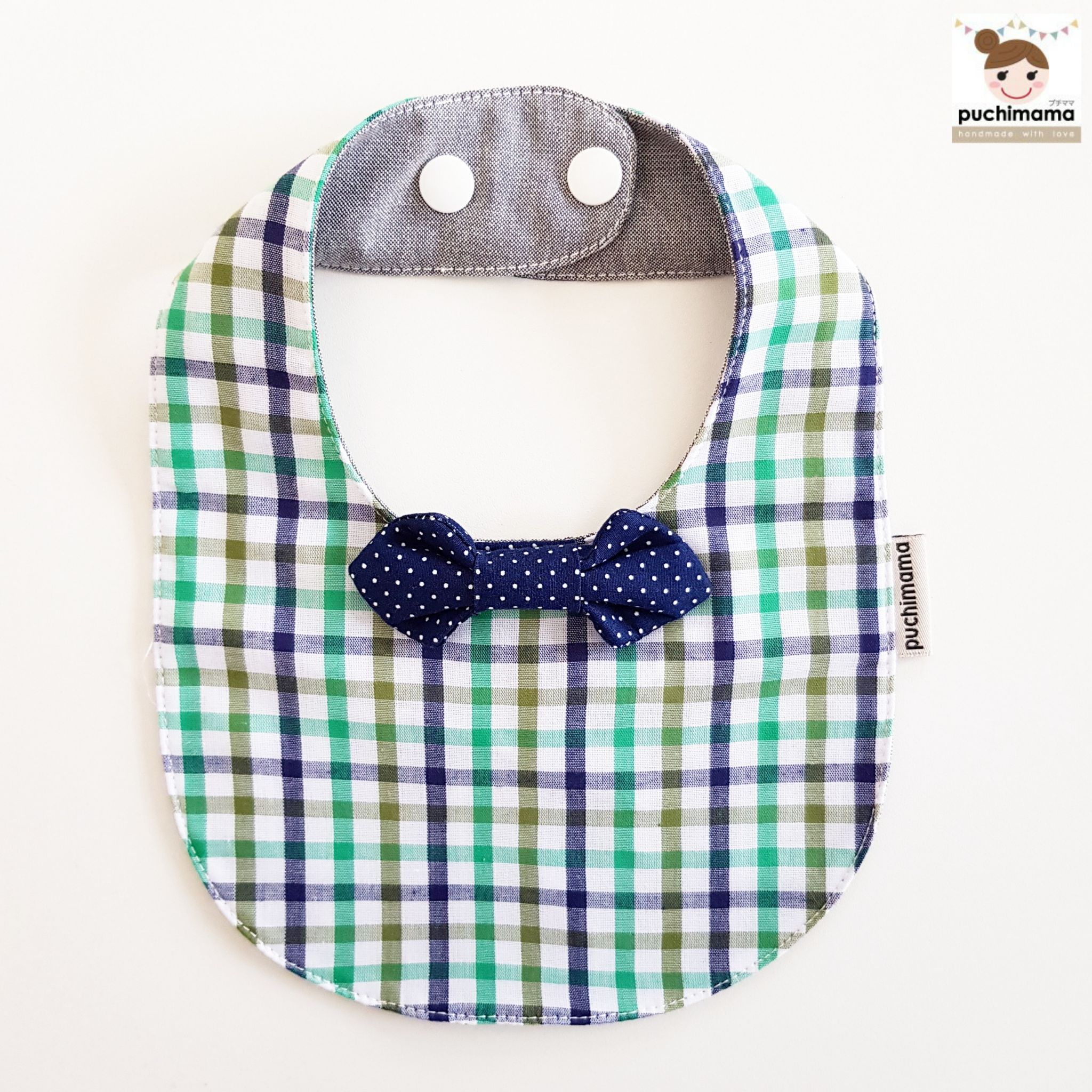 Puchimama "Bow Tie" Bib