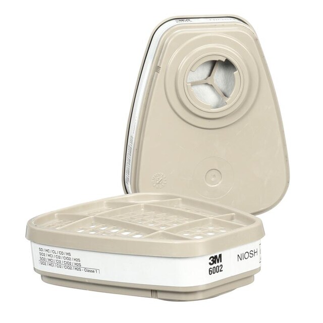 3M รุ่น 6002 ตลับกรองไอกรดแก๊ส