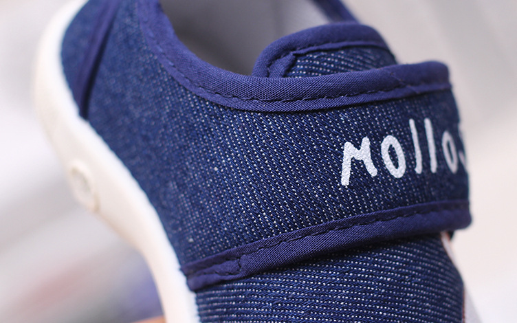 รองเท้าเด็กหัดเดิน สีน้ำเงินลายกระต่าย (เท้ายาว 10-11 ซม.)