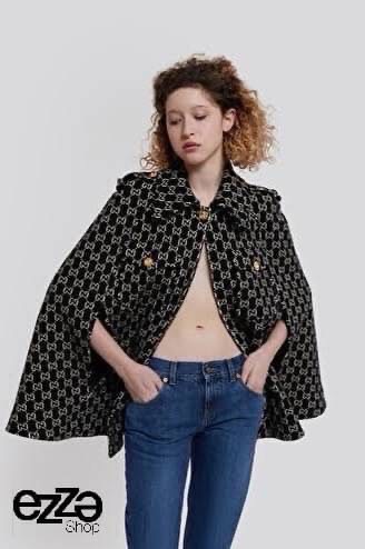 เสื้อคลุมผ้าวูล Jacquard ลายGG ผ้าสวยเรียบหรู คลาสสิค ใส่คลุมสวยมาก เกร๋สุด : สินค้าคุณภาพ (พร้อมส่ง)