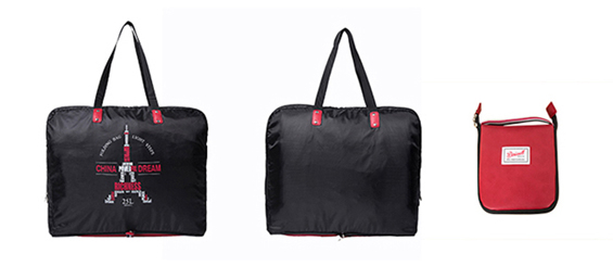 DINIWELL กระเป๋าช้อปปิ้ง กระเป่าเดินทางพับเก็บได้ ความจุ 25 ลิตร ผลิตจากไนล่อนกันน้ำแข็งแรง มี 2 ลายให้เลือก