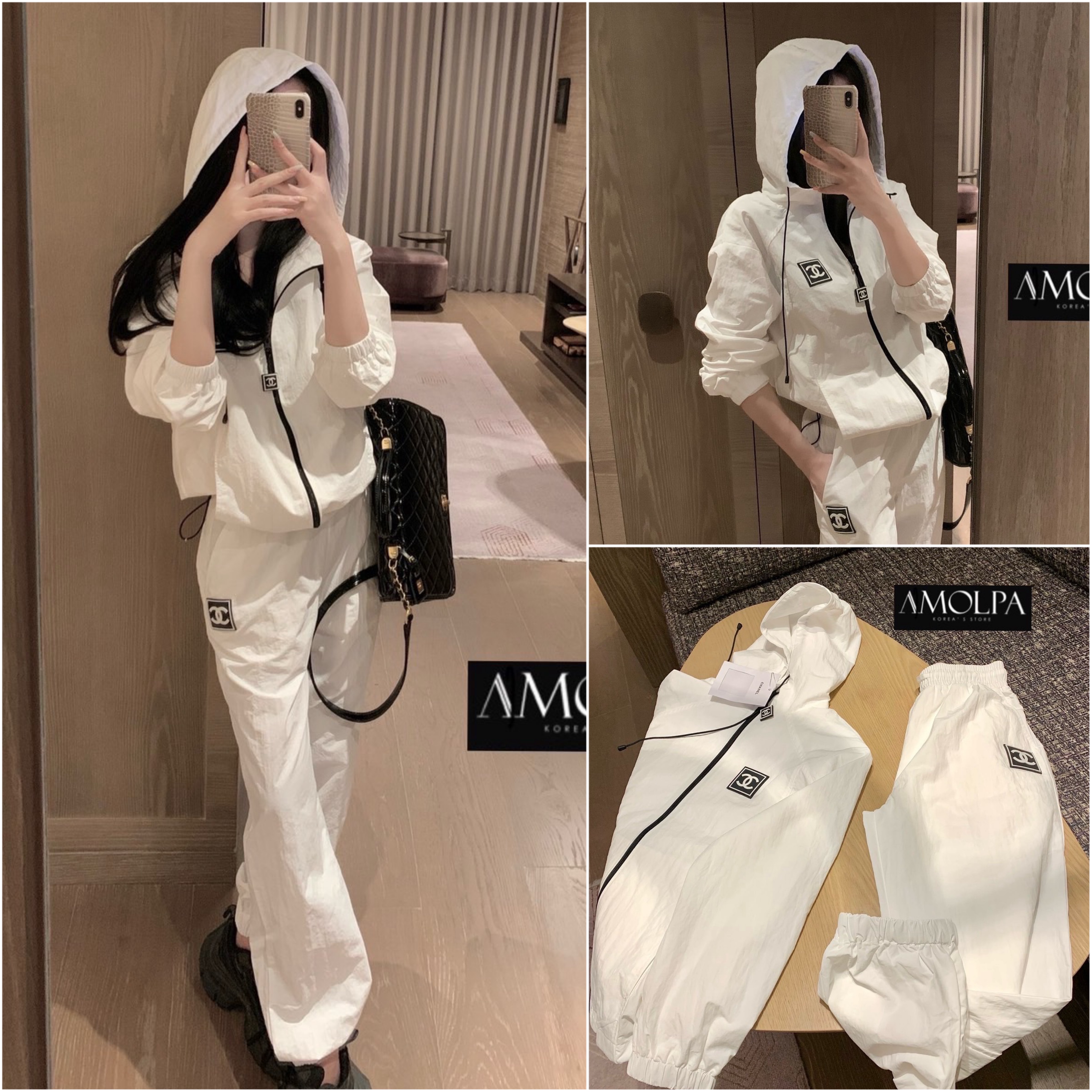 SET JACKET CHANEL งาน Hiend เนื้อผ้าดีม๊าก ผ้าใส่สบายมากก ห้ามพลาดเลยนะคะ ใส่สบายสุดๆ : สินค้าคุณภาพ (พร้อมส่ง)