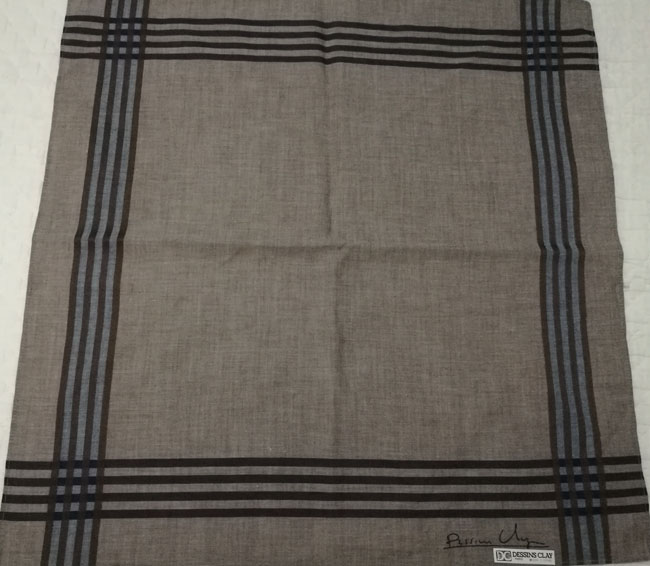 ผ้าเช็ดหน้าชาย DESSINS CLAY