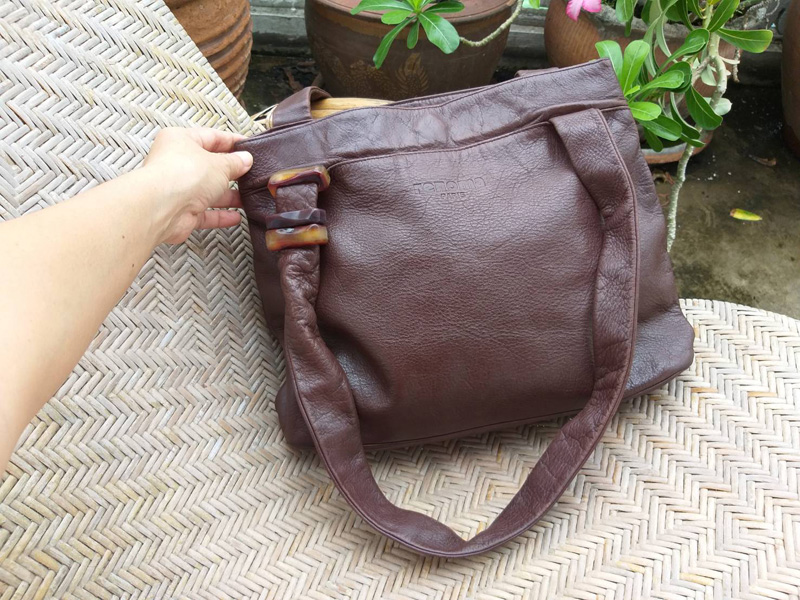 กระเป๋าหนังแท้ renoma หนังหนา ทนมาก