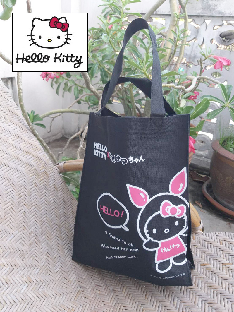 กระเป๋าหิ้ว ถุงผ้า Hello Kitty ลิขสิทธิ์แท้ (ของใหม่)