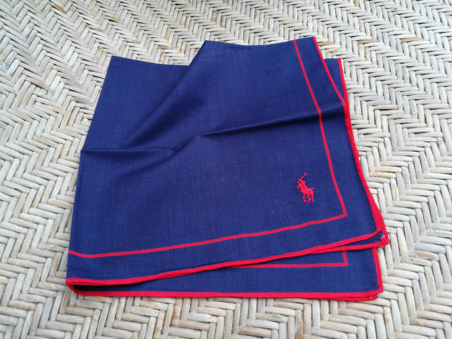 ผ้าเช็ดหน้าชาย แบรนด์เนม POLO