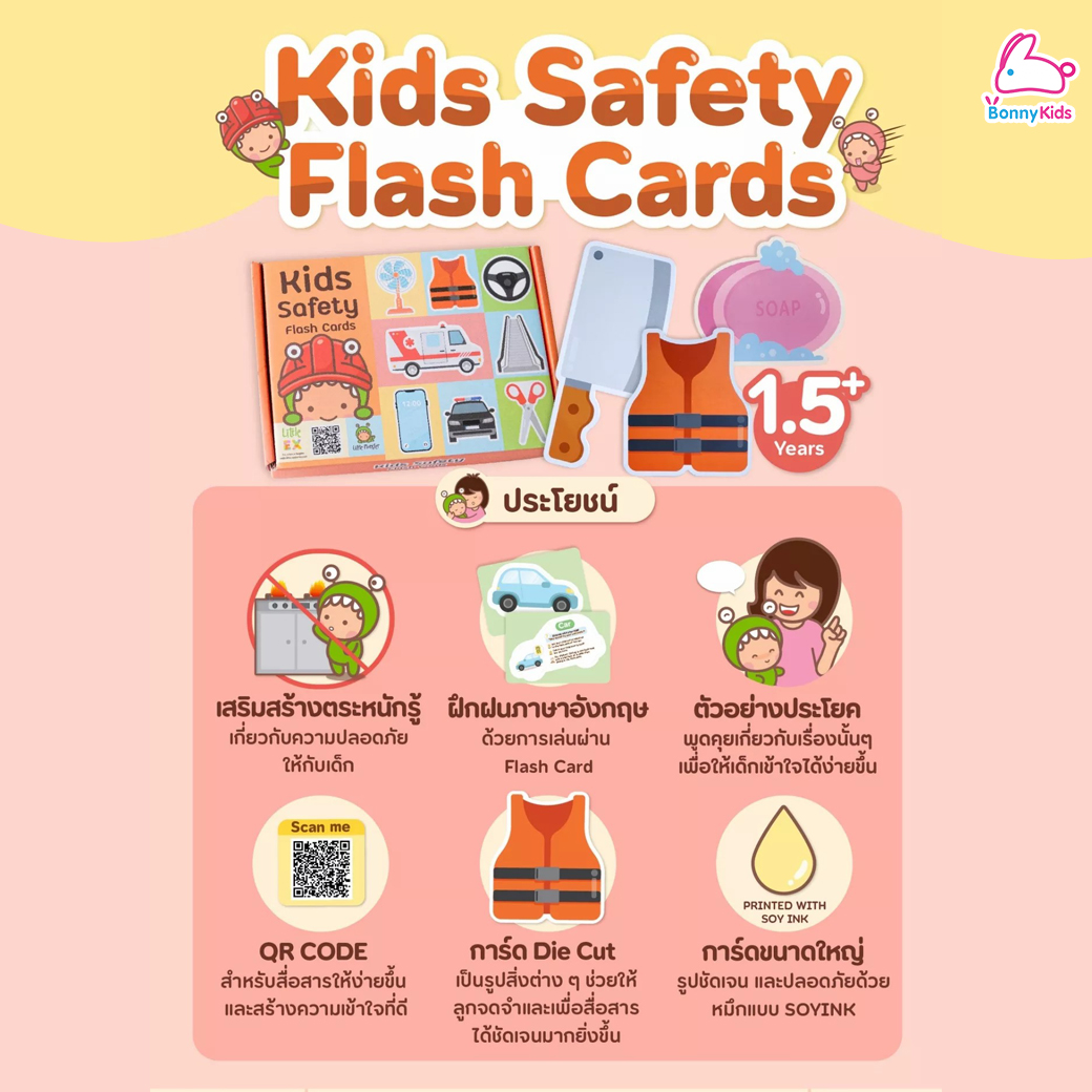 Little Monster (ลิตเติ้ลมอนเตอร์) บัตรคำศัพท์+ประโยคสนทนา เซ็ตการ์ดคำศัพท์ฝึกภาษาอังกฤษ