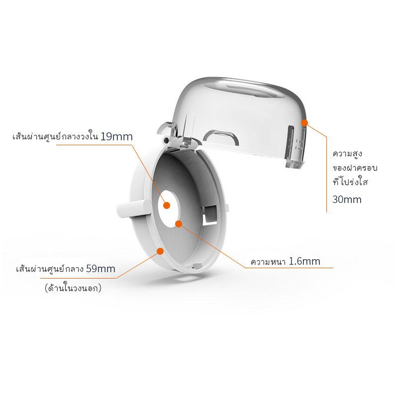 [แพค 2 ชิ้น] ฝาครอบที่บิดเตาแก็ส ล็อคกันเด็ก ป้องกันเด็กเปิดเตาแก็สเล่นเอง
