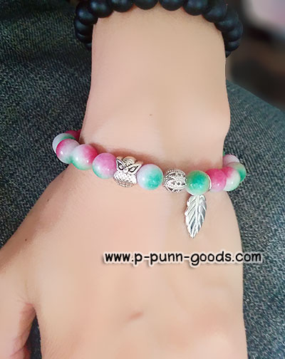 สร้อยข้อมือหิน หยก ฮก-ลก-ซิ่ว