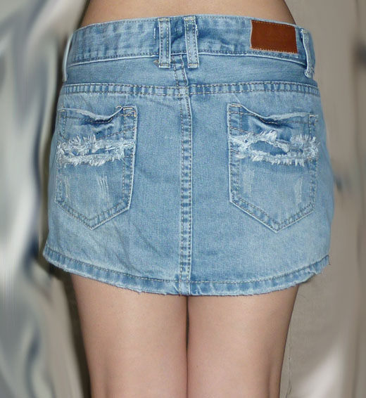 #2กระโปรงยีนส์แนวเซอร์ แบรนด์ห้าง Catwond 32-36-10