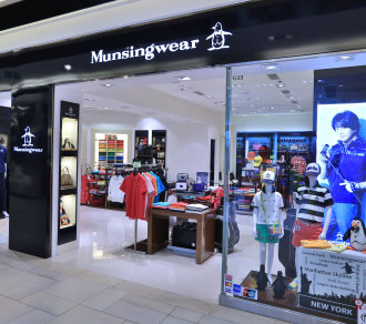 ผ้าพันคอเฟอร์ Munsingwear หรูผู้ดี อุ่นมากๆ