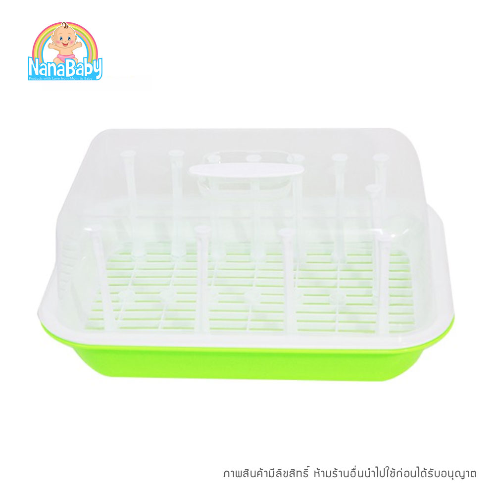 🍼💧 Ally Tray ที่คว่ำขวดนมพร้อมฝาครอบกันฝุ่น ที่ตากขวดนมที่ปลอดภัย แห้งเร็ว ไม่อับชื้น