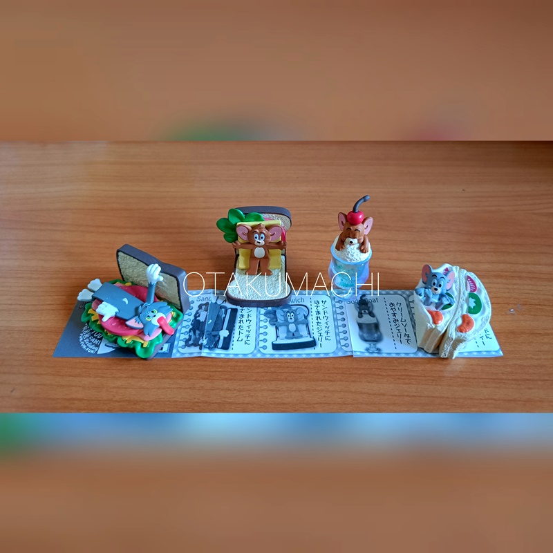 กาชาปองฟิกเกอร์ทอมแอนด์เจอรี่ Tom and Jerry Yummy Food Collection