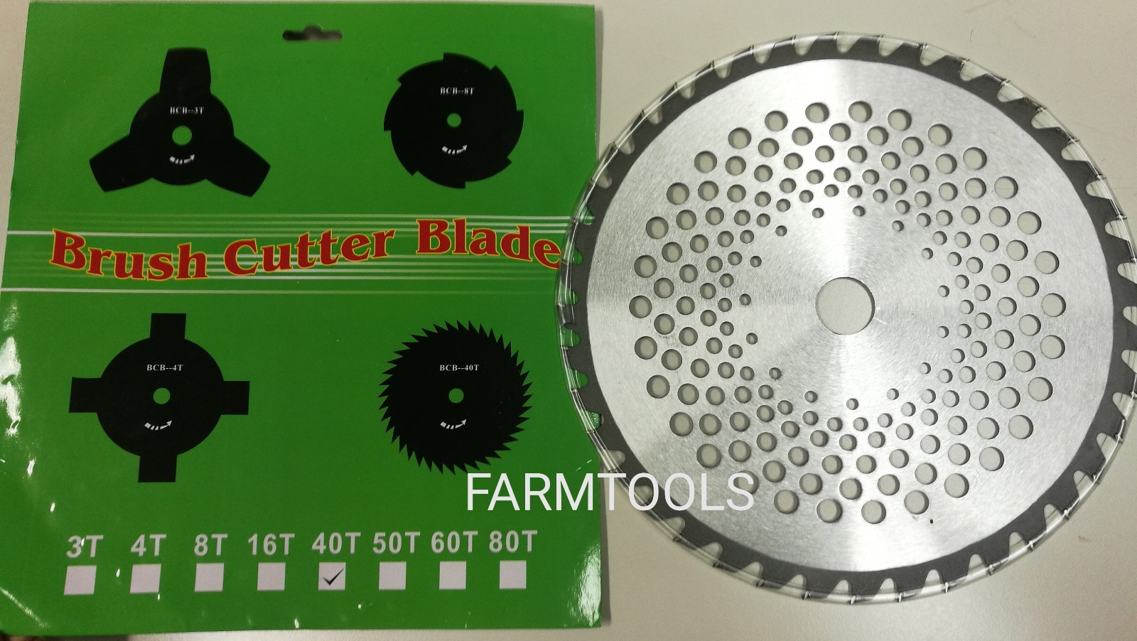 ใบมีดตัดหญ้าวงเดือน 10นิ้ว 40ฟัน