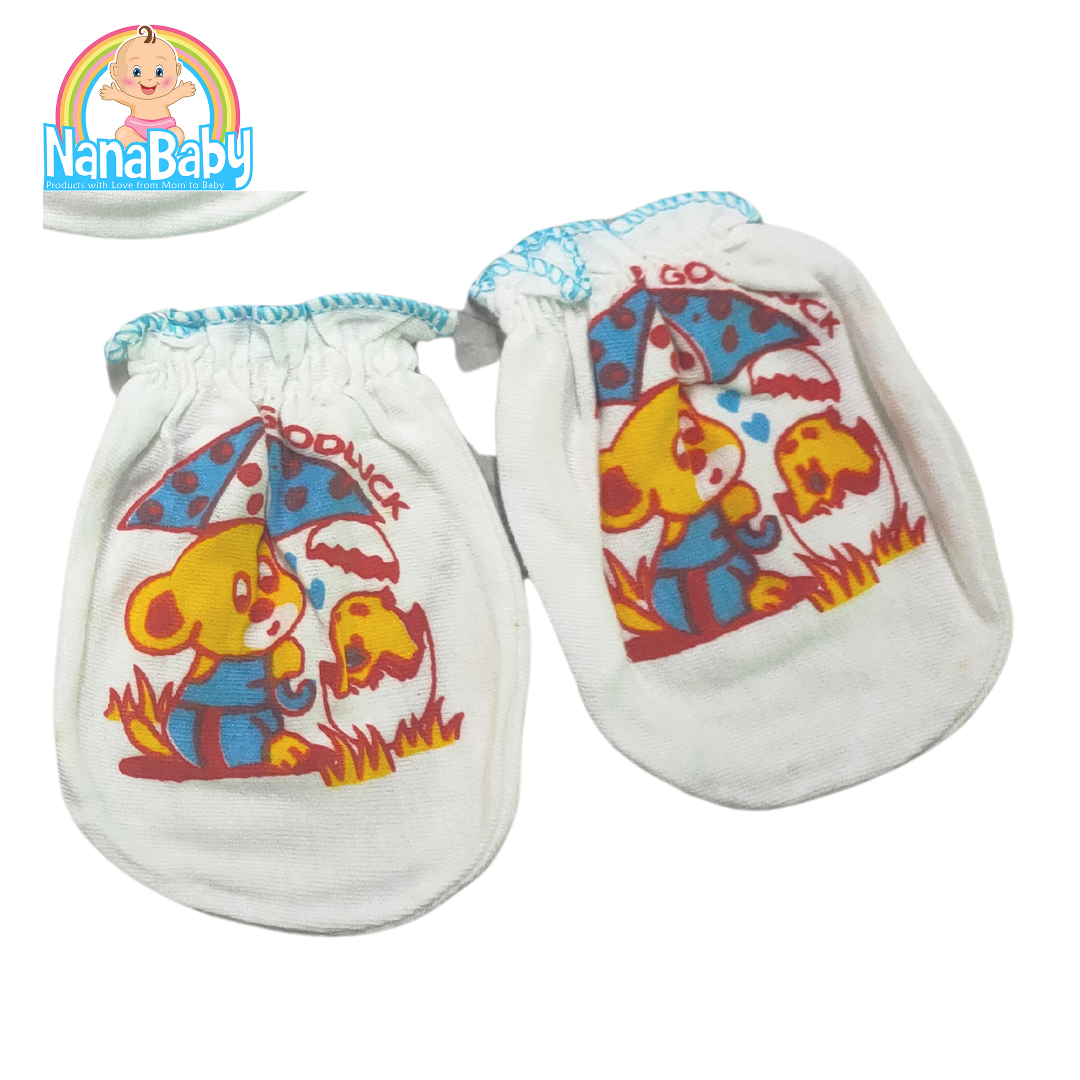 ถุงมือเด็กแรกเกิด ถุงมือเด็กอ่อน ถุงมือทารกแรกเกิด 0-3 เดือน