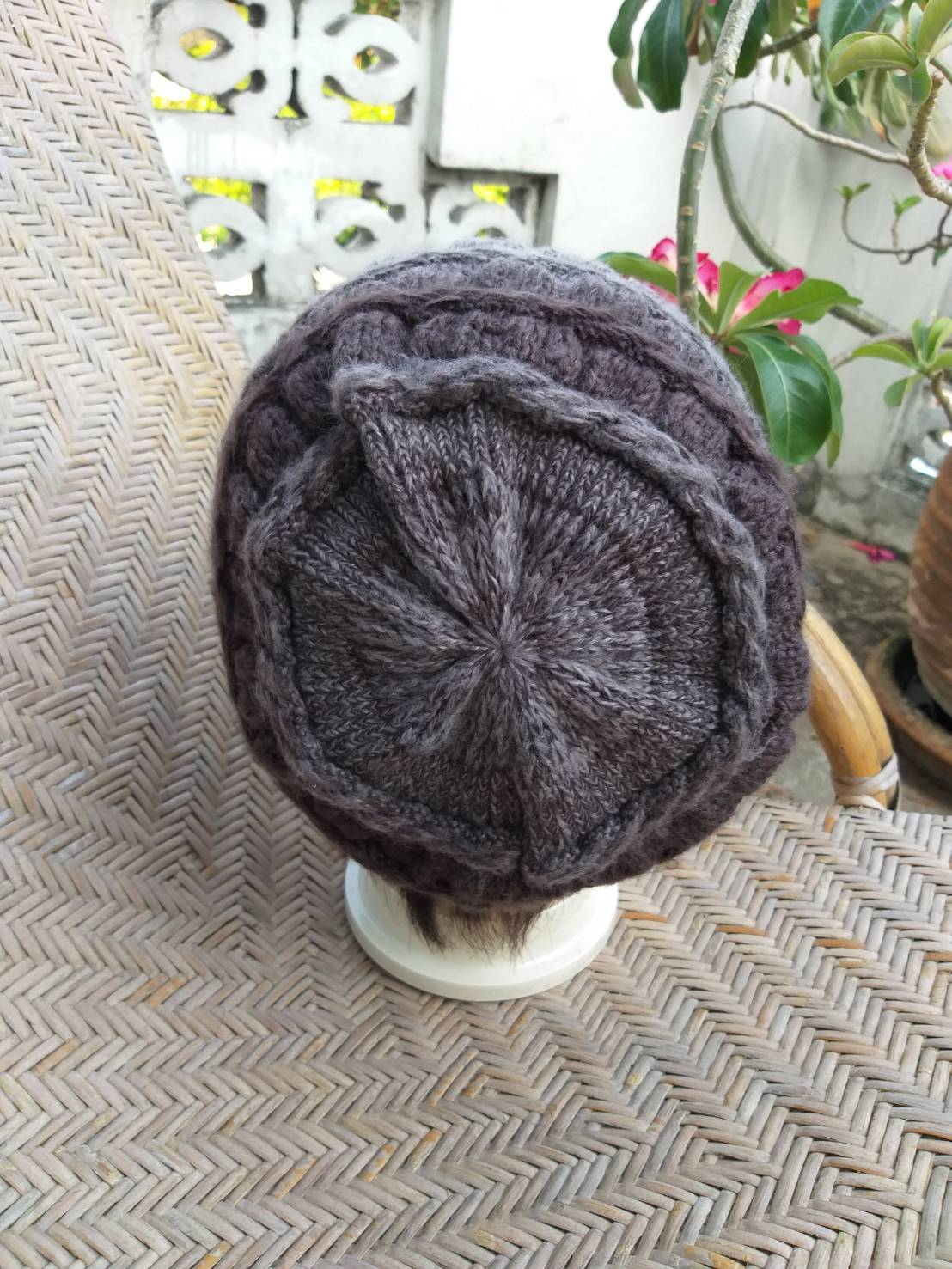 หมวกแก๊ปไหมพรม