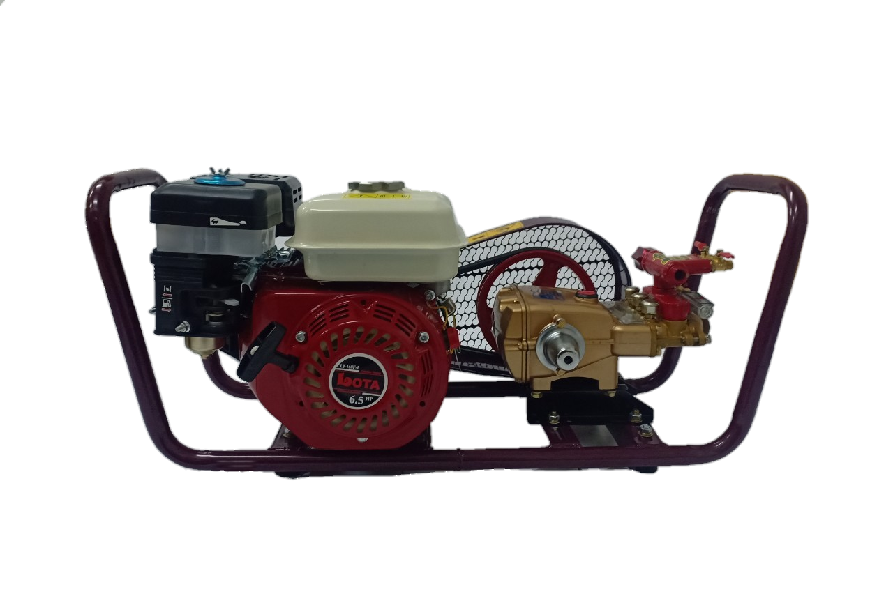 ปั๊มสามสูบครบชุดพร้อมเครื่องยนต์เบนซิน6.5แรง ส่งฟรี