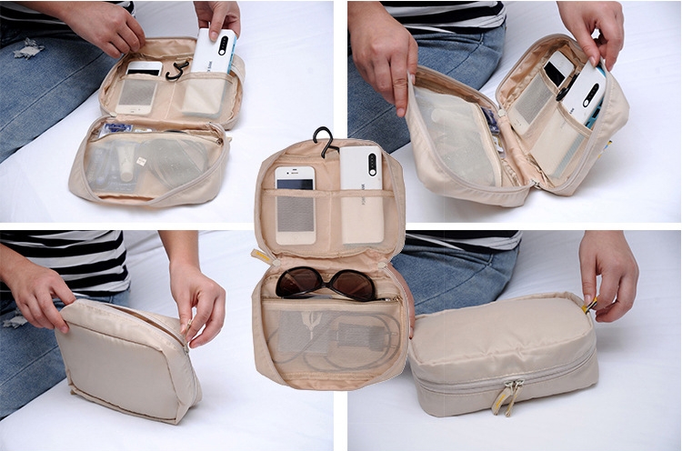 กระเป๋าจัดระเบียบเดินทาง กระเป๋าจัดระเบียบเสื้อผ้า 7 ใบ เย็บอย่างดี จัดกระเป๋าเดินทาง ท่องเที่ยว ใส่เสื้อผ้า ชุดชั้นใน อุปกรณ์ห้องน้ำ กางเกงใน รองเท้า เครื่องสำอาง อุปกรณ์ไอที