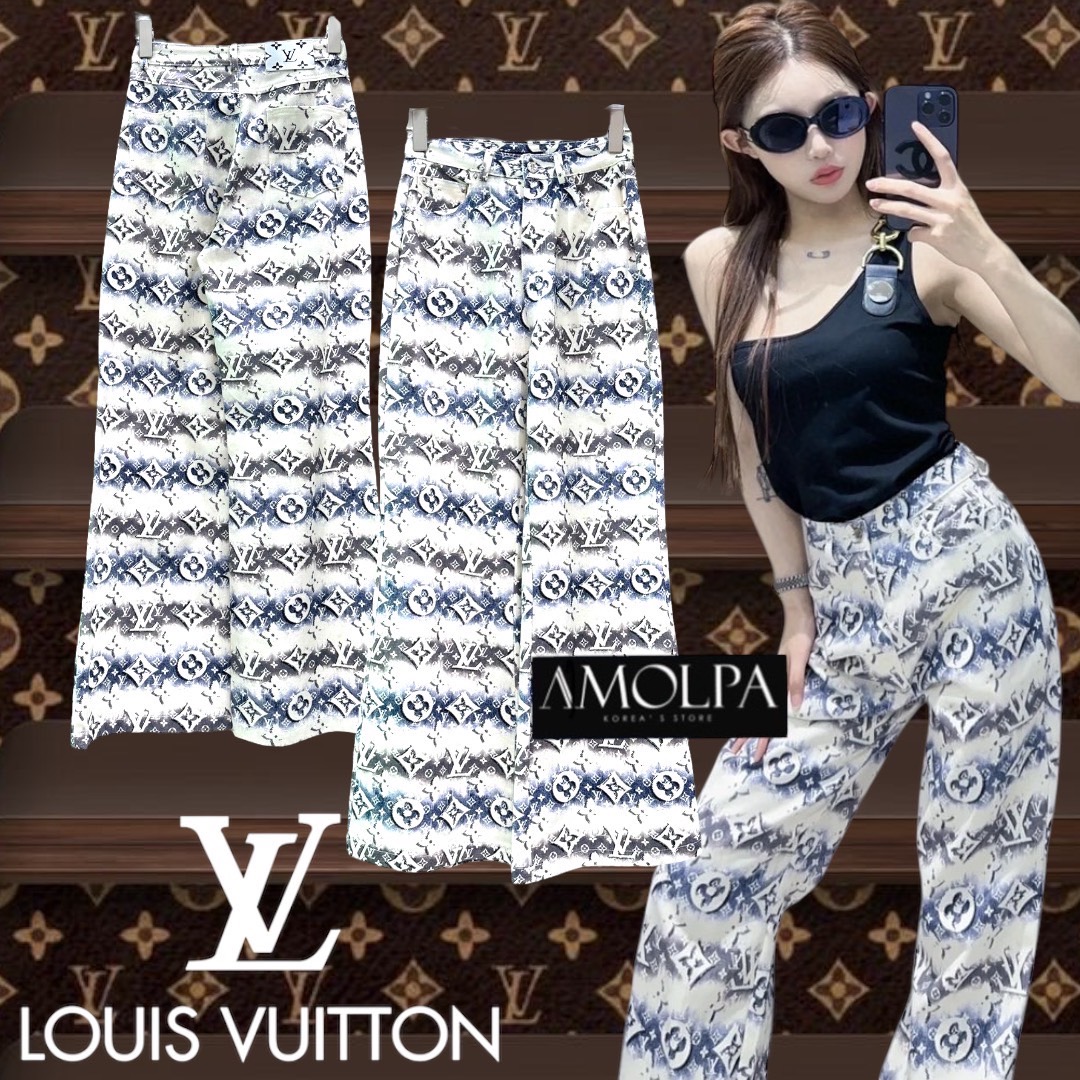 กางเกง LV DENIM ชนช๊อปปป สวยม๊ากกก ผ้ายีนส์แท้ 100เปอ อย่างดี ใส่สบาย : สินค้าคุณภาพ (พร้อมส่ง)