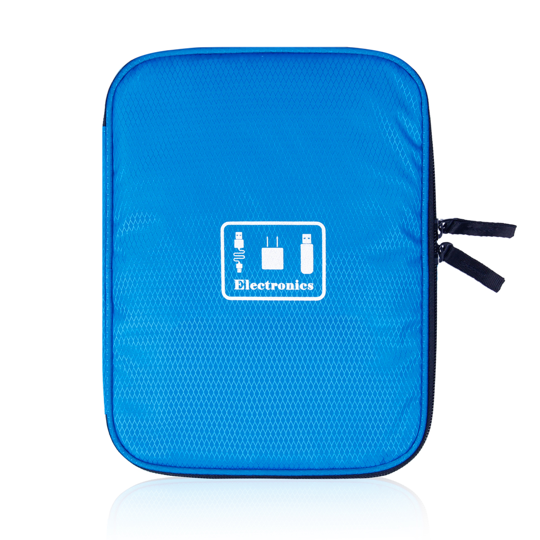 Bagsmart กระเป๋าจัดระเบียบเดินทาง 4 ใบ กันน้ำ พกพาสะดวก ใส่เสื้อผ้า, อุปกรณ์ไอที, อุปกรณ์น้ำ และรองเท้า (Blue)