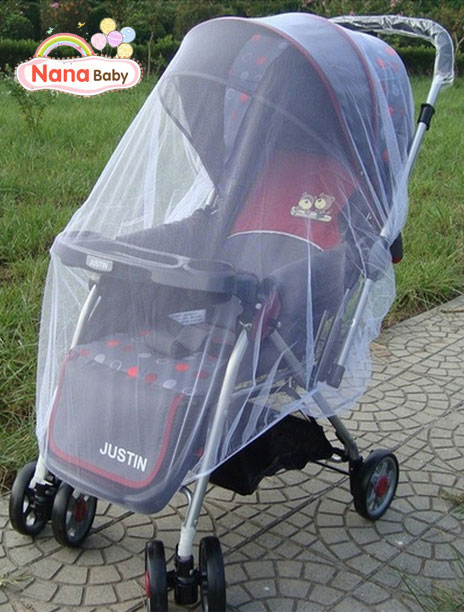 NanaBaby มุ้งเด็กอ่อน 3in1 เป็นได้ทั้ง มุ้งรถเข็นเด็ก มุ้งเปลเด็ก มุ้งคลุมคาร์ซีท อากาศผ่านสบายไม่ร้อน ขอบยางยืดรอบด้าน
